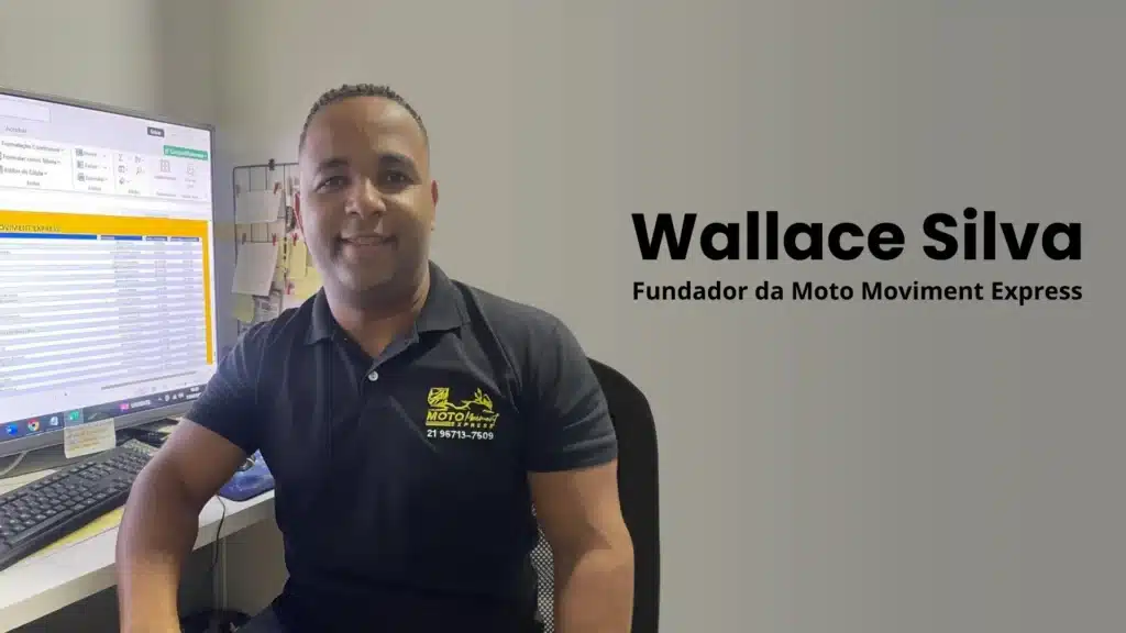 Wallace Silva, sócio-fundador da Moto Moviment Express